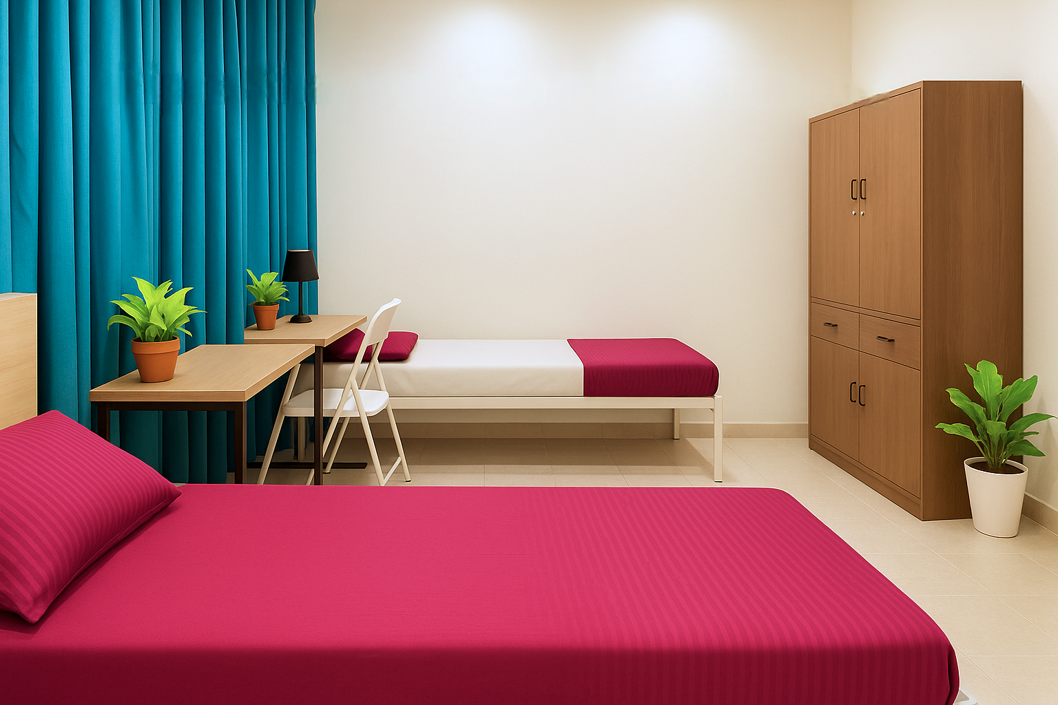 Triple sharing room