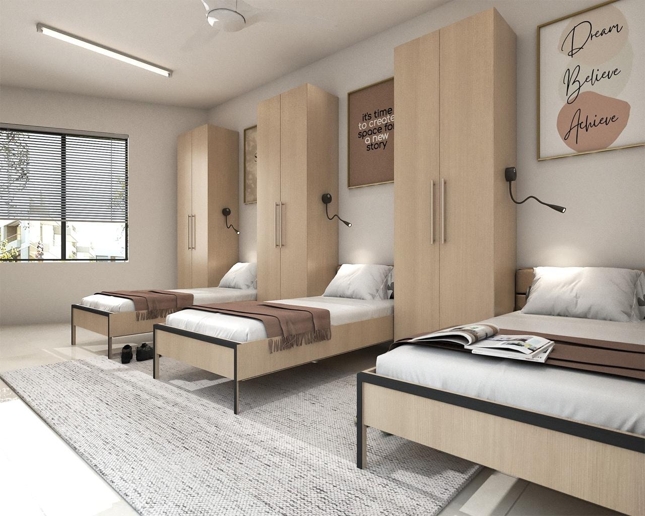 Triple sharing room