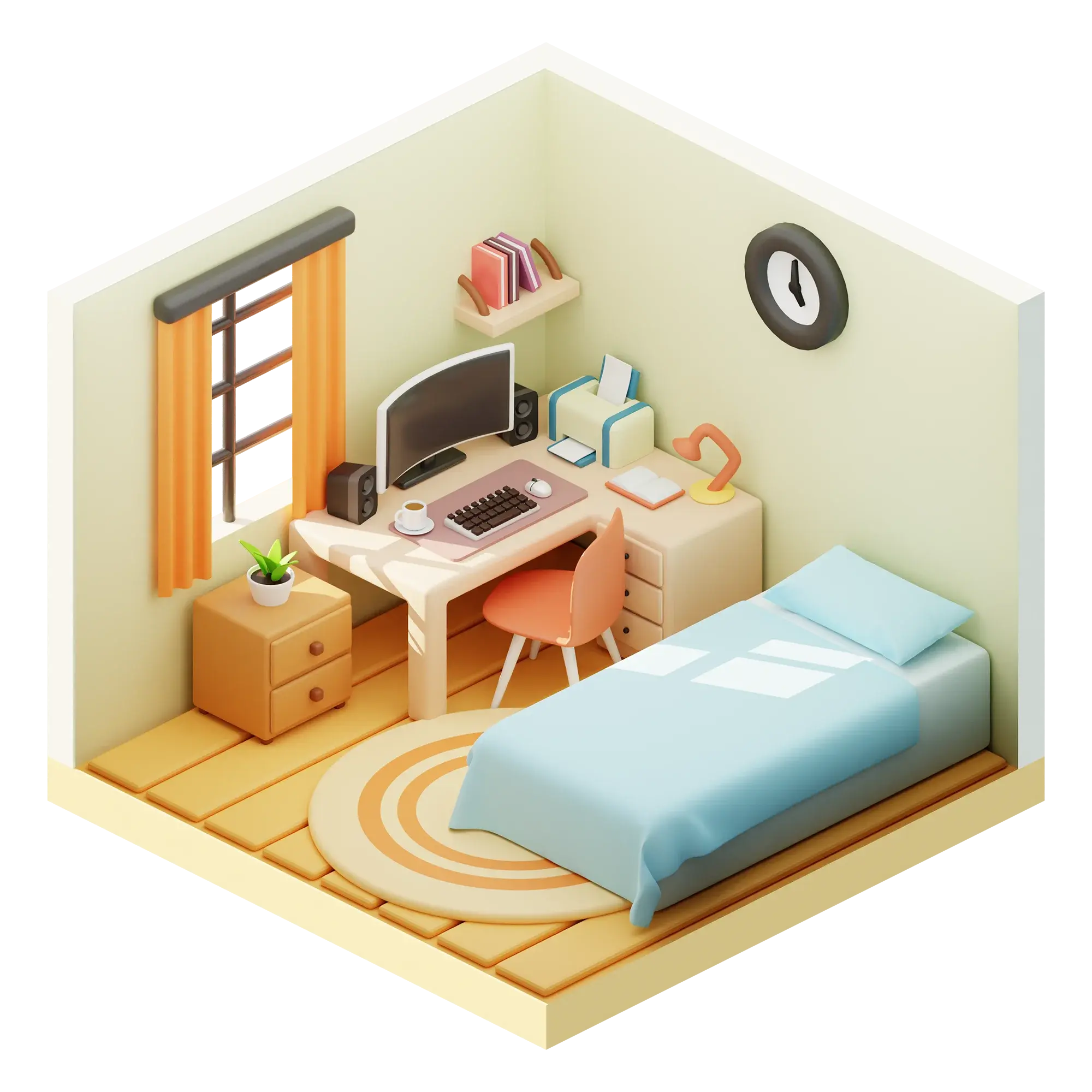 Furnished Rooms